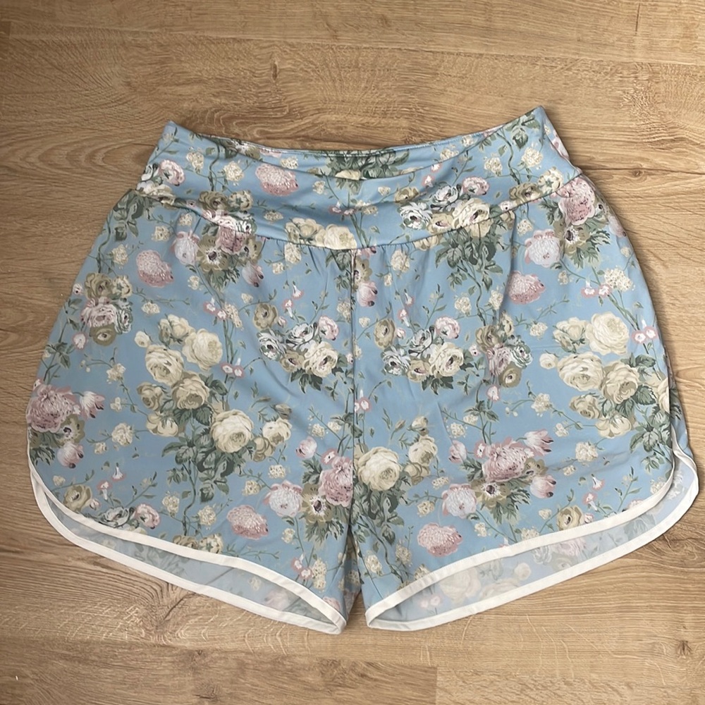 Tuckernuck Breezy Blue Chintz Jogging Shorts